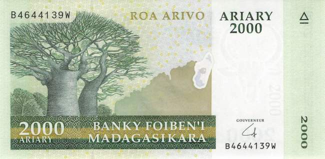 2000 Ariary 2009 p90b